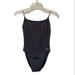 Nike Swim | Nike High Waist One Piece Swimsuit | Color: Black/Gray | Size: 8