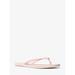 Michael Kors Shoes | Michael Kors Jinx Logo Flip Flop 6 Ballet New | Color: Pink | Size: 6