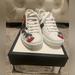 Gucci Shoes | Gucci Floral Sneakers Size 35/5 | Color: Red/White | Size: 5