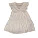 Jessica Simpson Dresses | Jessica Simpson White Ruffles Short Sleeves Dress With A V-Neckline | Color: White | Size: M