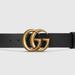 Gucci Accessories | Brand New Gucci Marmont Black/Gold Wide Belt | Color: Black | Size: Os