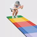 Colorful Standing Long Jump Jump Rope Mat Extra Long, Child Standing Shock Absorbing Mat for Jumping, Adult Fitness Mats for Home Workout (Size : 50cm x 200cm (1.6 X 6.6ft))