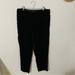 J. Crew Pants & Jumpsuits | J Crew Black Crushed Velvet Easy Pull On Pant Size 10 Tall Women’s | Color: Black | Size: 10