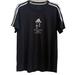 Adidas Shirts | Adidas Only The For The Athlete T Shirt Black Short Sleeves White Stripes M | Color: Black | Size: M