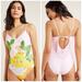 Anthropologie Swim | Anthropologie Alja Horvat Magical Fringe Swimsuit | Color: Green/Pink | Size: M