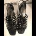Nine West Shoes | Ninewest Strappy Black Sandals | Color: Black | Size: 8.5