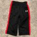 Under Armour Bottoms | 5/$10 Under Armour | Striped Open Bottom Sweatpants For Toddler Boys | Color: Black/Red | Size: 12mb