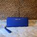 Michael Kors Bags | Michael Kors Saffiano Leather Zip Around Wallet In Royal Blue W/Silver Hardware | Color: Blue/Silver | Size: Os