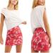 Free People Skirts | Free People Skirt Womens 8 Red Pink Flamingo Flame Denim Mini New Festival Short | Color: Pink/Red | Size: 8