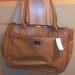 Nine West Bags | Nine West Cognac Satchel 10" High 16" Wide | Color: Brown | Size: Large