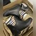 Burberry Shoes | Burberry Flinton Check Rain Booties | Color: Black | Size: 6