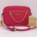 Michael Kors Bags | Michael Kors Jet Set Large Saffiano Leather Crossbody Bag Electric Pink Nwt | Color: Gold/Pink | Size: Large