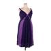 Signature by Robbie Bee Casual Dress: Purple Dresses - Women's Size 18