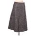 Tory Burch Casual Skirt: Gray Argyle Bottoms - Women's Size 6