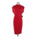 Express Casual Dress - Sheath: Red Dresses - New - Women's Size Medium Petite