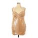 H&M Cocktail Dress - Mini: Tan Dresses - New - Women's Size X-Large