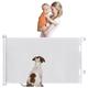 Retractable Baby Gate - 150x86CM Extra Wide Safety Gate for Baby and Pet, Stair Gates for Baby Safety Gates for Children Pets One Handed Operation Dog Gate, Stair Gates for Baby/Pet Indoor Outdoor