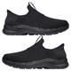Slip ons for Men Mens Smart Casual Shoes Non-Slip Shoes Men's Elevator Shoes Lightweight Trainers Men Mesh Breathable Trainers for Work Gym Running Training Shoes,Black,47/285mm