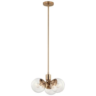 Silvarious Champagne Bronze Chandelier Convertible...