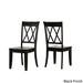 Eleanor Berry Red Farmhouse Trestle Base 6-Piece Dining Set - X Back by iNSPIRE Q Classic