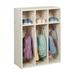 Streamlined 3-Section Toddler Coat Storage, Kids Furniture Anti-Tip, Spacious Furniture Storage, 27.4"W x 12.5"D x 35.75"H - N/A