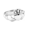 Claddagh Stil Hand zu Halten ein Herz mit Krone Ring Edelstahl Schmuck Celtic Biker Hochzeit Ring