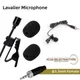 Omni direktion ales Laval ier mikrofon Revers clip Mikrofon 3 5mm Buchse für Sennheiser Wireless
