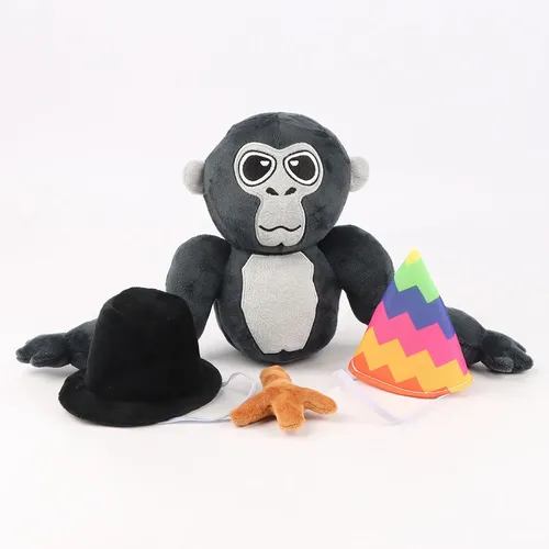 25cm Gorilla Tag Monke Anime Plüsch tier Plüsch tier Stofftiere weiche Plüsch Kinder Geschenke Puppe
