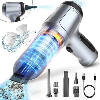 Auto Staubsauger Drahtlose Tragbare Staubsauger 95000PA Starke Saug Handheld Mini Reiniger High Image