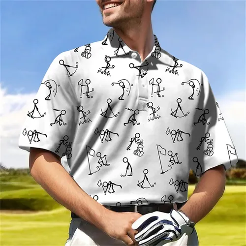 Koreanische Luxus Golf Herren Polos hirts Sommer T-Shirt für Mann Sport Kurzarm T-Shirts hochwertige