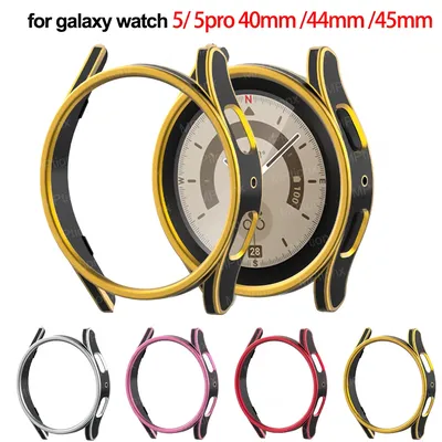 Case for Samsung Galaxy Watch 5 40mm 44mm PC Bumper Screen Protector Galaxy Watch 5 Pro 45mm