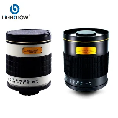 Lightdow 500mm F6.3 Manual Telephoto Mirror Lens Full Frame Camera Lens EF Mount for Canon EOS Rebel T8i T7i Nikon Pentax Sony