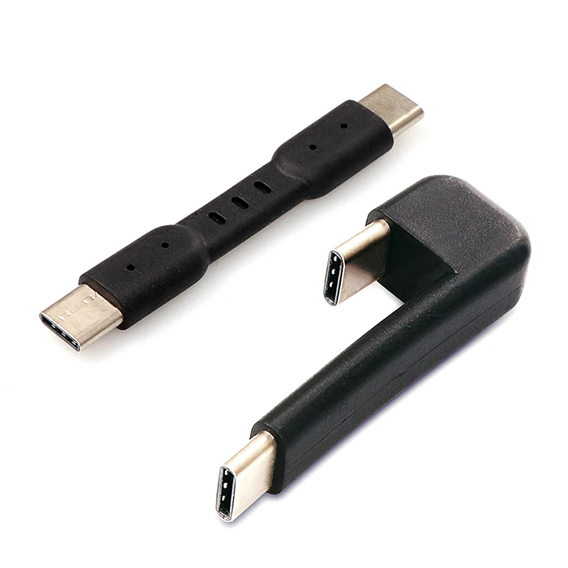 Für E1DA 9038D DAC Gerät Samsung SSD T5 USB C 180 Grad Synchron Ladekabel 5 Gbit/s OTG Typ C Stecker auf Stecker Adapter Kabel Image