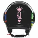Hot Motor Helmet Sticker Queen Vinyl Decals For Motorcycle Helmet Decal Decor Poker Royal Q Stickers