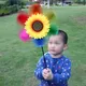 2021 High Quality New Sunflower Windmill Wind Spinner Garden Outdoor Plastic Sequined Tent Balcony