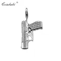 Charm Pendant Pistol Gun 2018 Fashion Jewelry Classic Real Authentic 925 Sterling Silver Gift For