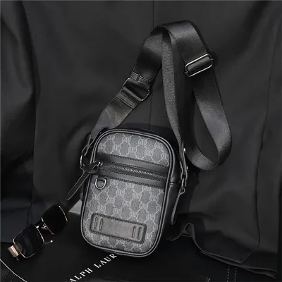 Luxury Leather Men's Crossbody Bags Multi-function Shoulder Bag Men Messenger Bag Small Camera Bag Travel Phone Bag Handbags