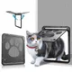 Porte moustiquaire pour grand chien et chat verrouillable fonction auto-fermeture porte robuste