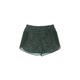 Lands' End Athletic Shorts: Green Marled Activewear - Women's Size X-Large - Sandwash