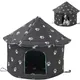 Lit de chenil imperméable pour chien et chat clôture pour chien tente chaude pour chaton maison