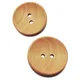 Gros boutons ronds en bois Grain de bois couleur naturelle 25mm 30mm couture Scrapbooking pour