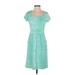 J. McLaughlin Casual Dress: Green Dresses - Women's Size Small