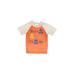 Star Wars by Hanna Andersson Short Sleeve T-Shirt: Orange Color Block Tops - Kids Boy's Size 80