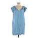 Gap Casual Dress - Mini: Blue Print Dresses - Women's Size Large