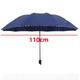 Grand parapluie pliant pour hommes et femmes 110cm pour le soleil 3 plis pour la publicité