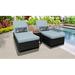 Sol 72 Outdoor™ Fernando 77" Long Reclining Chaise Lounge Set w/ Cushions & Table Wicker/Rattan | 19.5 H x 36 W x 87 D in | Wayfair