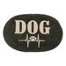 Tucker Murphy Pet™ Non Slip Dog Heartbeat Decorative Dog Feeding Mat Cotton in Black | 0.35 H x 15 W x 23 D in | Wayfair