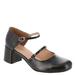 ALL BLACK Double Jane - Womens Euro 40 US 9.5 Black Pump Medium