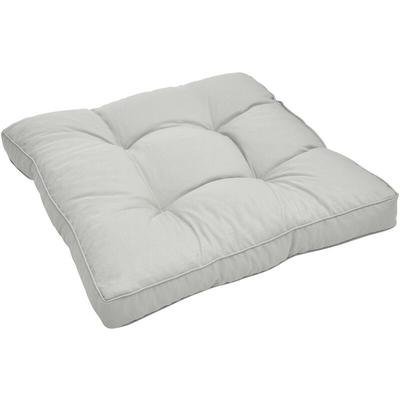 Loungekissen Xluna Sitz Hellgrau, 70x70x10 cm - Beautissu Image