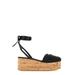 Raffia Wedge Sandals